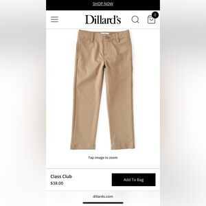 Boys Khaki Pants